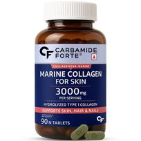 Carbamide Forte Marine Collagen Supplements For Skin | Marine Collagen Tablets For Women & Men | Type 1 Hydrolyzed Peptides To Support Skin, Hair &