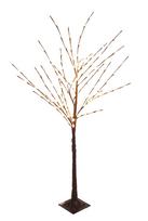 Dekoracija "Medis" su LED apšvietimu, 150 cm, ruda sp.