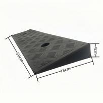 Car Wheel Driveway Ramps Portable Tires Curb Ramps Anti-Slip Threshold Ramp m 4cm for Car Trailer Truck Bike Auto Accessories B1 gray