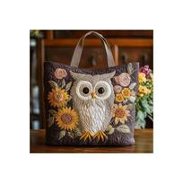 3dtemu Ladies Fashion Printed Tote Bag With Canvas Material For Summer Casual Use Style Q black