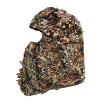 New Ghillie Suit Ghillie Camouflage Leafy Hat 3D Full Face Mask Headwear Turkey Camo Hunter Hunting Accessories One Size