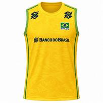 Brazil Volleyball Jersey 2026, Unisex CBVP Sleeveless Vest, Breathable Training Shirt, Beach Volleyball Tank Top Men Women 5XL