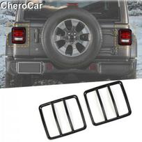 Metal Tail Light Guard Cover for 2018-21 Jeep Wrangler JL Sport/Sports Off Road gray