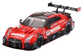 MINI GT 164 mastelio Nissan GT-R Nismo GT500 NISMO SUPER GT serija 2021 #23 MOTUL AUTECH GT-R Kairiarankis Japonijos išskirtinis baigtas modelis red