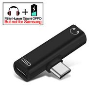 2 viename ausinių įkrovimo laido keitiklis, USB 3.5 į C tipo Otg adapteris, suderinamas su
