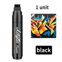 10 Colors (1.5Cm/0.59In) Wide-Tip Acrylic Paint Markers, 10 Vibrant Colors with High Coverage, Large Ink Capacity, and Layering Function, Suitable gray