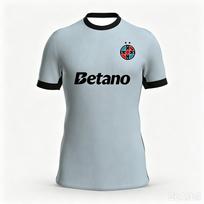 2026-27 FCSB namų ir išvykos marškinėliai su 3D skaitmenine spauda, patogus ir kvėpuojantis sportinis laisvalaikio viršus, unisex M gray