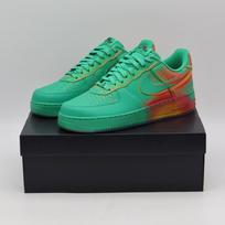 IB6834-300 Nike Air Force 1 Low Stadium Green Laser Orange (Men's) 10 blue