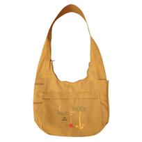 New Buddha Heart Canvas Moon-Shaped Pilgrimage Shoulder Bag orange