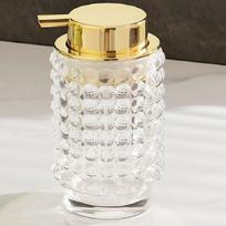Luxury Glass Emulsion Hand Sanitizer Bottle Press Soap Bottle Shampoo Shower Gel Bottled Home Bathroom Decoration Accessories gray