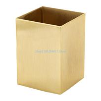 R6FF Pen Cup Desk Pencil Holders Office Home Decors Desk Brush Pen Holders Pen Container Desktop Ornament Pencil Storage Cup beige