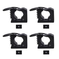 4PCS Original Quick Clamp Easy to Carry Garage Storage Hook For Auto Off-road Truck Trailer Rubber Quick-Release Clamp Mount juoda