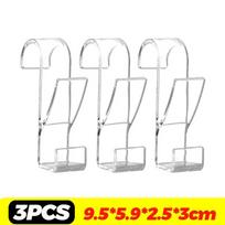 3/12PCS Bathroom Hanger Clips Heated Towel Radiator Rail Hook Holder Multifunction Drying Rack Hook Towel Clothes Storage Hanger white