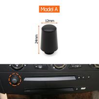 Car CD Player Radio Audio Volume Rotary Switch Button Knob For BMW 5 7 Series E60 E61 E65 E66 2003 2004 2005 2006 2007 2008 black