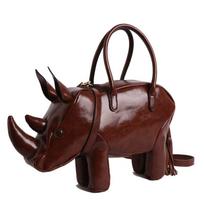 Unique Animal Form Pu Tote With Internal Pouch And Zipper Pocket For Street Fashion ruda