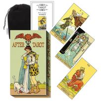 Kancharo Tarot kortų rinkinys su japoniškais Tarot kortų nurodymais ir maišeliu 78 kortos (Po Taro) (Autentiškas) beige