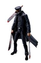 TAMASHII NATIONS grandininio pjūklo žmogaus samurajų kardas 165 mm dažyta judama figūrėlė SHFiguarts apytiksliai. ABS ir PVC black