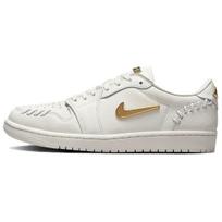 Air Jordan 1 Low Gamybos būdas Sail Metallic Gold Moteriški kedai Kreminiai FN5032-100 38.5 white
