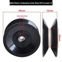Plastic-Ceramic Cable Tensioner & Thread Guide Pulley for Textile Applications