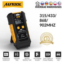 AUTOOL RE110 Car Remote Key Frequency Tester 315/433/868/902MHz Infrared Signal Remote Control Frequency Key Fob Signal Tester RE110 black