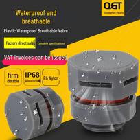 IP68 Waterproof Pressure Relief Vent Valve M12 with Nut - LED Breathable Outdoor Equipment Valve M5*0.8 Black Valve