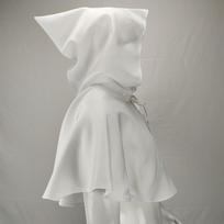Reaper Grim Hooded Medieval Cloak For Halloween And Stage Performances One Size gray