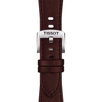 [Tissot] Brown PRX 35mm Compatible Leather Strap T852.049.548 black