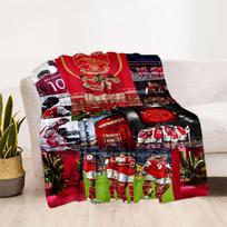 Arsenal Blanket Soft Warm Cozy Great for Picnics Office Chair Bedding for All Seasons Digital Print Ideal Gift for Friends Family Couples Picnic 100cmx150cm