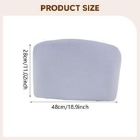 Chair Cover with Stretch Backrest, Desk Cover, Removable Elastic Polyester Material for