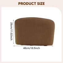 Chair Cover with Stretch Backrest, Desk Cover, Removable Elastic Polyester Material for