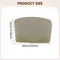 Chair Cover with Stretch Backrest, Desk Cover, Removable Elastic Polyester Material for