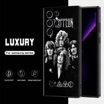 L-Led Z-Zeppelin Phone Case For Samsung S25,S24,S23,S22,S21,S20,S10,Ultra,Plus,Lite,FE,Soft Silicone Black Cover Samsung S25Plus gray