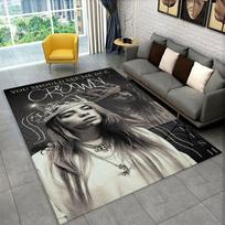 Garsios dainininkės Billie Eilish žvaigždės neslystantis kilimėlis svetainei, miegamajam, žaidimų kambariui, grindų kilimėlis namų dekoravimui, kambariui 40x60cm