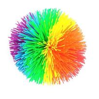 Ball 6Cm/9Cm Colorful Anti-Stress Rainbow Fidget Sensory Ball Bouncy Stress Balls Baby Stretchy Ball Monkey Stringy Balls green