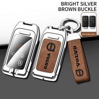 For Volvo XC40 XC60 XC70 XC90 V40 V60 V70 V90 S40 S60 S80 S90 C70 Car TPU Zinc Alloy Key Case Bag Car Key Chain Metal Key Shell brown