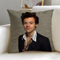 music artist Harry Styles Cushion Cover Soft  EasyWash Pillow Case  Versatile for Couch Bed Travel and Office 30X30cm