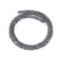 4/6/8mm Faceted Crystal Beads Purple AB Glass Beads Loose Spacer Beads For DIY Jewelry Making Bracelets Necklace Accessories gray