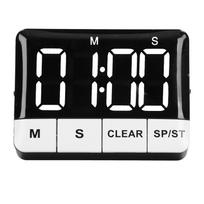 Digital Timer LED Countdown Timer Timing Timer with Back Magnet for Time Management white