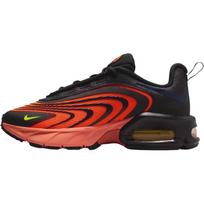 Nike Air Max Fire Abrasion Resistant Low top Kids' Running Shoes Black Red Teenagers IF2622-800 38.5 black