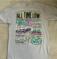 Hot Band All Time Low Band T-shirt size S-5XL XXXL black