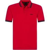 HUGO BOSS Men's Paddy Pique Polo Shirt Red 50468983-624 S red