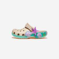 [Crocs] Classic Sea Sparkle Shaker Clog Toddler [CRS213274-FRAPPE] 165 beige