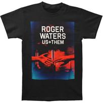 Men's Roger Waters Us And Them T-shirt Small Black XL red