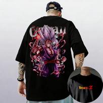 Dragon Ball Z Men Women Son Goku Vegeta Print Tshirt Cotton Clothes Funny Short Sleeve Harajuku Tee Shirt New Arrival TShirts 4XL black