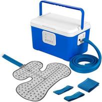 Knee Cooler: Cold Compress & Massage Circulating Ice Pack Machine blue