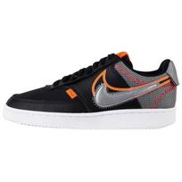 Nike Court Vision 1 Low Premium Fabric Synthetic Leather Double Hook Slip Resistant Durable Lightweight Low Top Skate Shoes Women sneaker CI7599-002 36 black