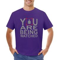 Person of Interest - You Are Being Watched T-shirt summer clothes kawaii clothes designer t shirt men XXXXL blue