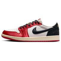 Trophy Room Air Jordan 1 Retro Low OG SP 'Rookie Card - Away' (Unisex) Sail / Black / Varsity Red / Muslin / Baltic Blue / Yellow Strike 36.0 beige