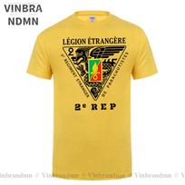 French Legion Etrangere T Shirt Unisex France 2rep 3rep Tshirt Walk Or Die French Legionnaire Special Forces Military Army Tshirt 2XL black