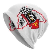 Isle Of Man Tt Racing Skullies Beanies Caps Men Women Unisex Street Winter Warm Knit Hat Adult Motorcycle Sports Bonnet Hats One Size black